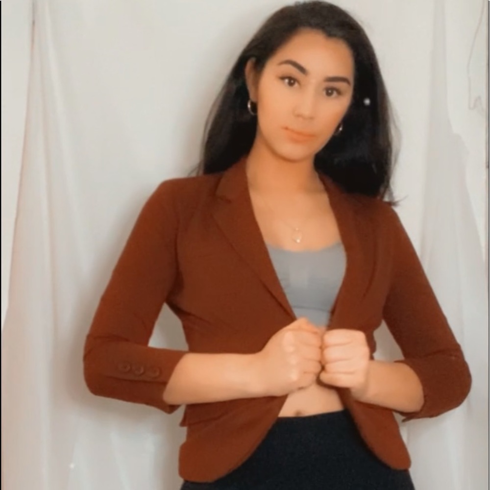Burgundy Blazer